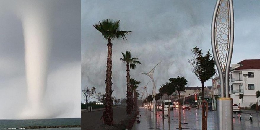 Sakarya’nın Karasu İlçesinde Oluşan Hortum Korku Dolu Anlar Yaşattı!