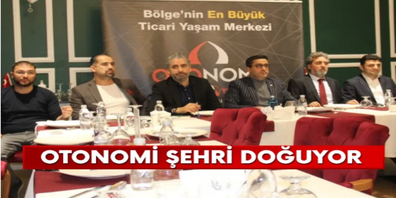 Yozgatlı İş Adamları Düğmeye Bastı! Otonomi şehri doğuyor