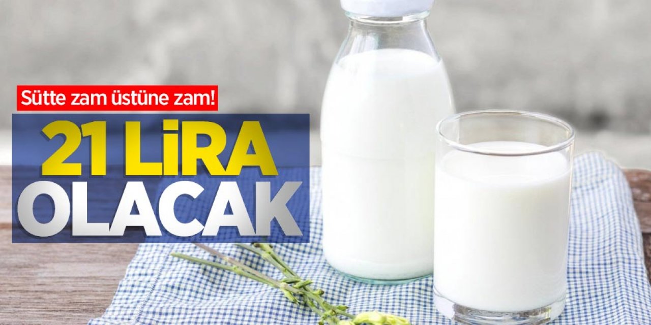 1 Litre Süt 21 TL Olacak! Süte Zam Üstüne Zam Geldi
