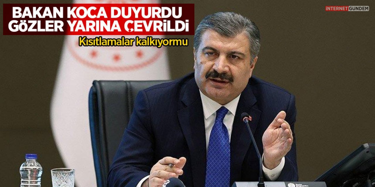 Bakan Koca Tarih ve Saat Vererek Duyuru Yaptı