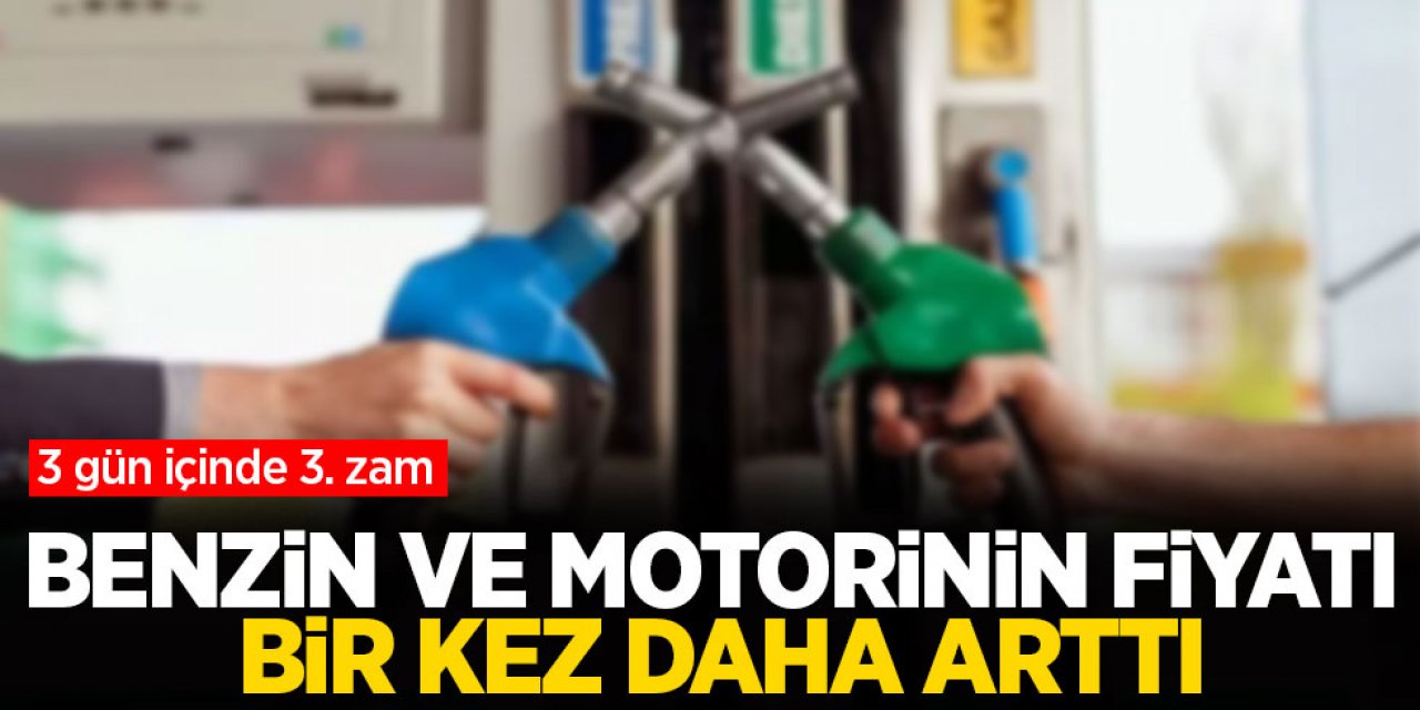 Yine Peş Peşe Zam Geldi! Benzin ve motorinin fiyat Listesi Yine Değişti