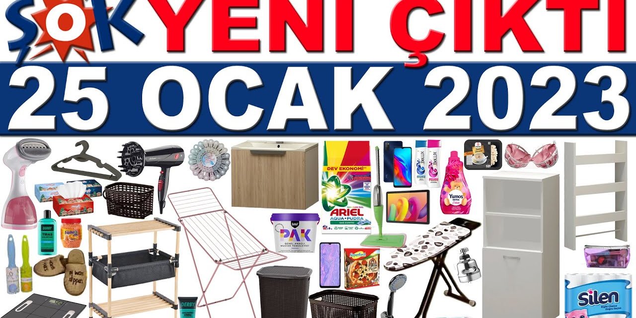 ŞOK 25 Ocak 2023 Aktüel Ürünler Kataloğu Yayınlandı! Bu Çarşamba ŞOK’ta Hangi Ürünler İndirimde Belli Oldu!