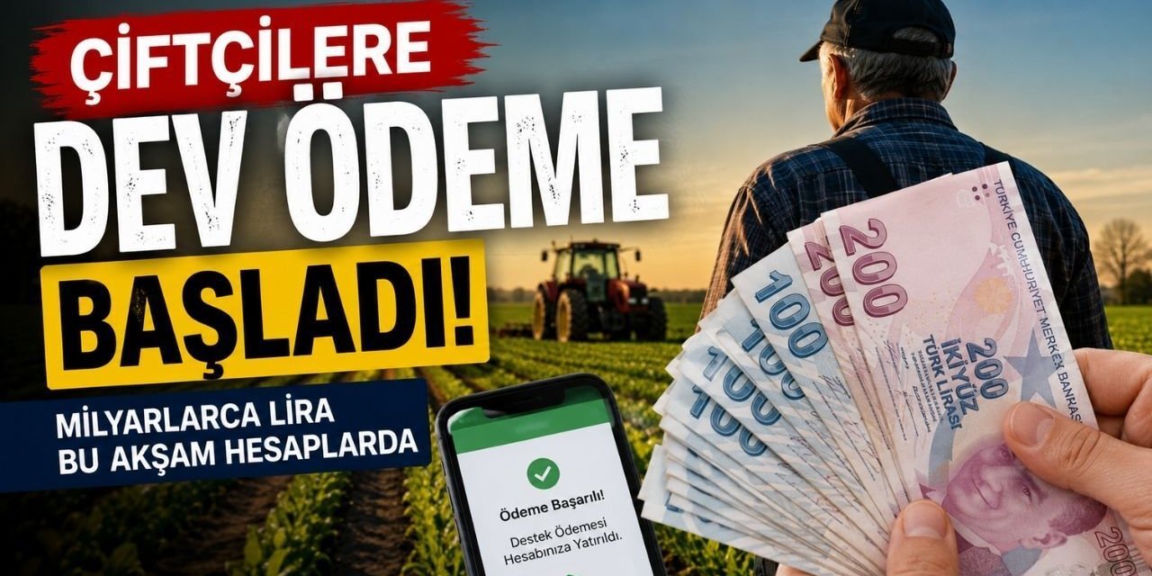 Çiftçilerin Beklediği Ödemeler Başladı: Milyarlarca Liralık Destek Dağıtılıyor