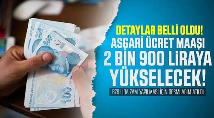 Asgari ücret için resmi adım atıldı! 2 bin 700 lira olacak