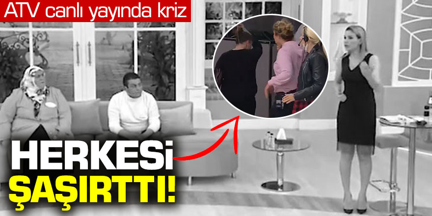 ATV 'de Esra Erol'da Canlı yayında ortalık karıştı