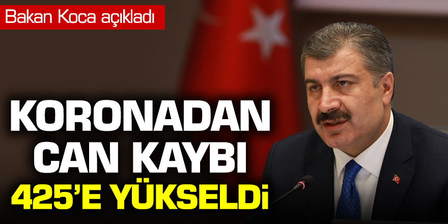 Bakan Koca açıkladı: Koronavirüsten toplam can kaybı sayısını