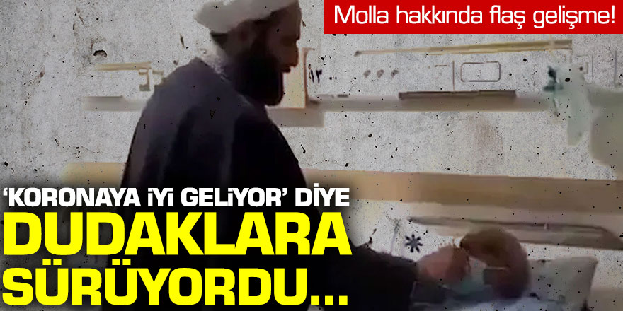 Koronaya iyi geliyor diye dudaklara sürüyordu