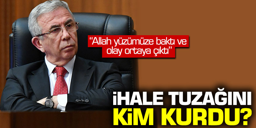 CHP'li Mansur Yavaş’a ihale tuzağını kim kurdu?