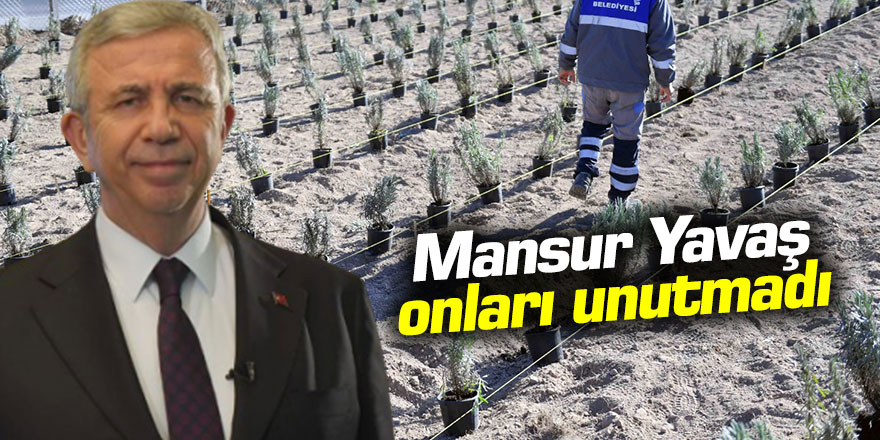 Mansur Yavaş Onlarıda unutmadı