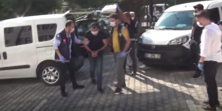 Hemşireye tehdit ve hakaret eden sapık adliyeye böyle getirildi