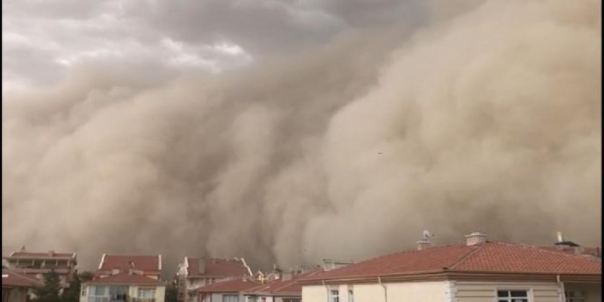Meteoroloji Genel Müdürlüğü Açıkladı! Aman Dikkat Çöl Fırtınası Geliyor!