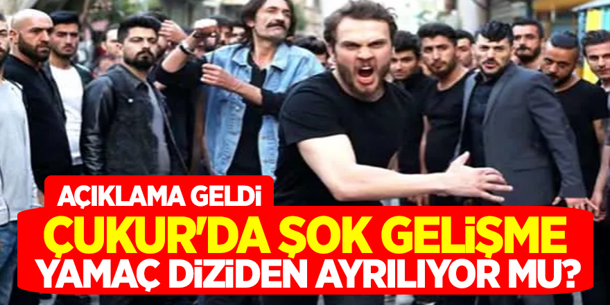 Çukur'da Şok Gelişme: Yamaç Diziden Ayrılıyor Mu? Show TV'den açıklama geldi