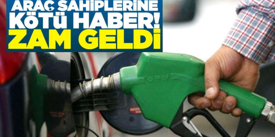 Araç sahiplerine kötü haber! Yine Çifte zam geldi