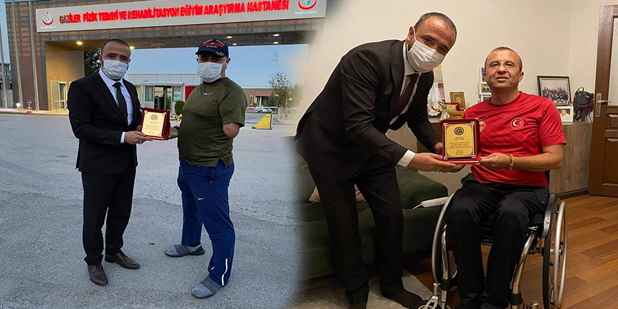 Eyüp Yılmaz'dan Gazilere Ziyaret