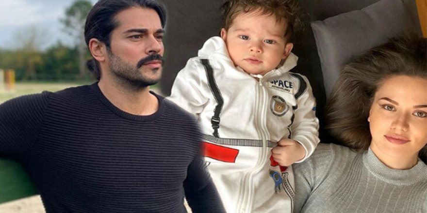 Burak Özçivit'ten oğluyla ilk fotoğraf