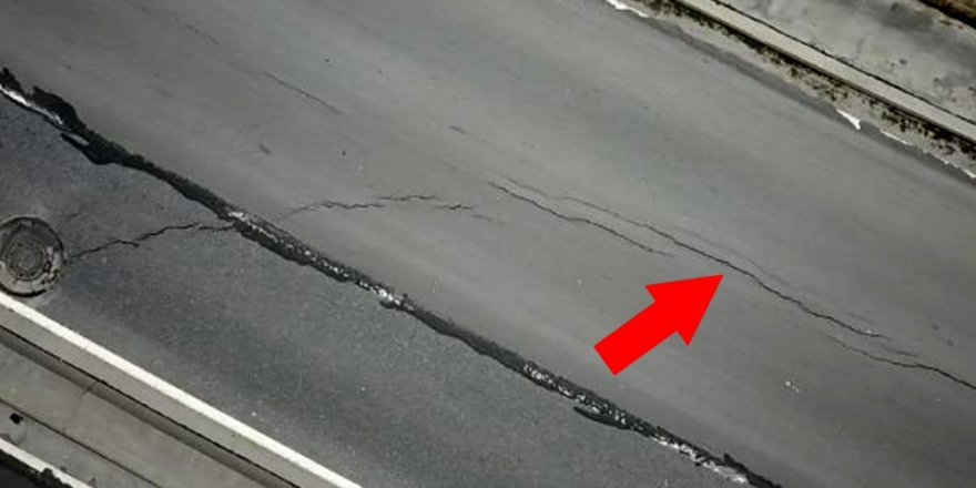 İstanbul Avcılar Yolunda Derin Çatlaklar