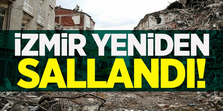 AFAD açıkladı: İzmir'de yine deprem oldu