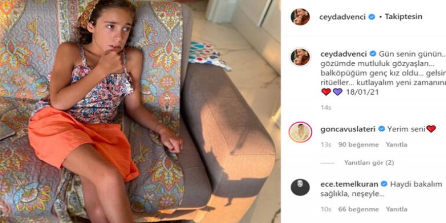 CEYDA DÜVENCİ'DEN OLAY YARATAN PAYLAŞIM